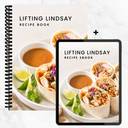 Lifting Lindsay Physical Recipe Book + eBook